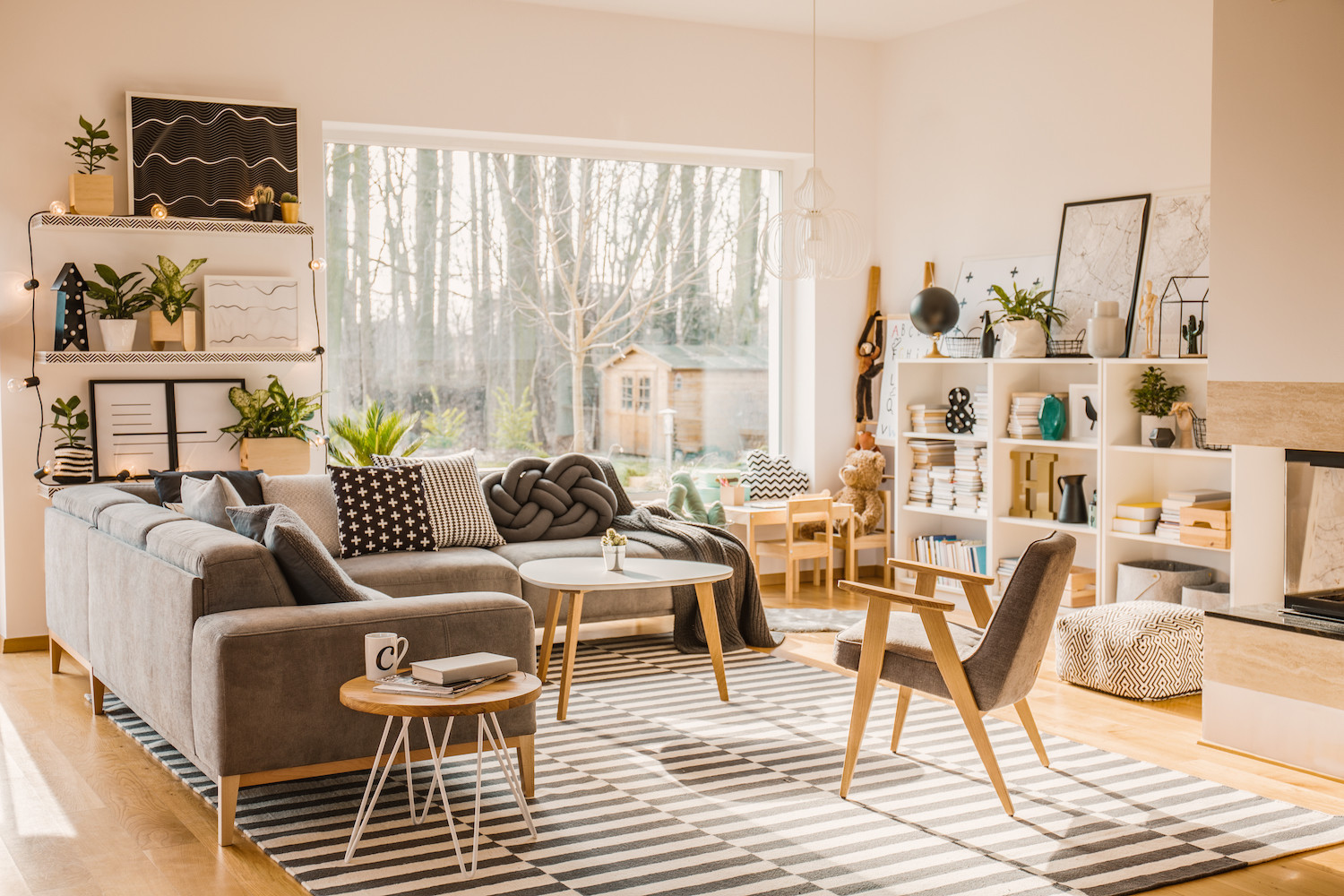 salon w stylu skandynawskim 125
